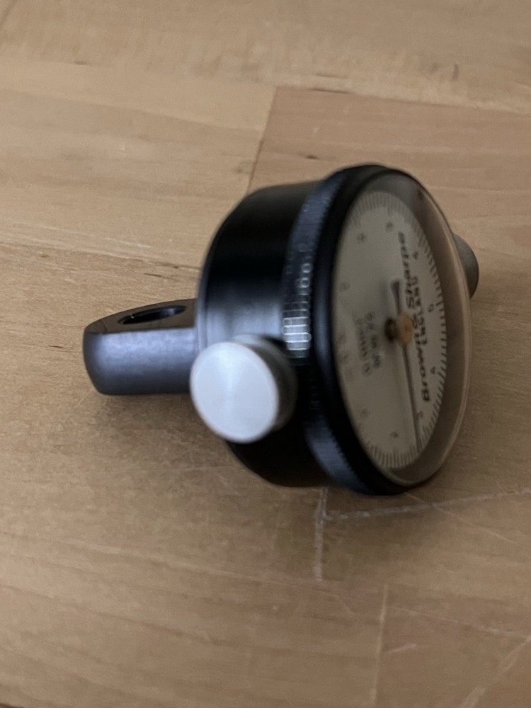 Brown & Sharpe Range .005 Reading, 0.0001" Grad Dial Indicator MW-73 Micro