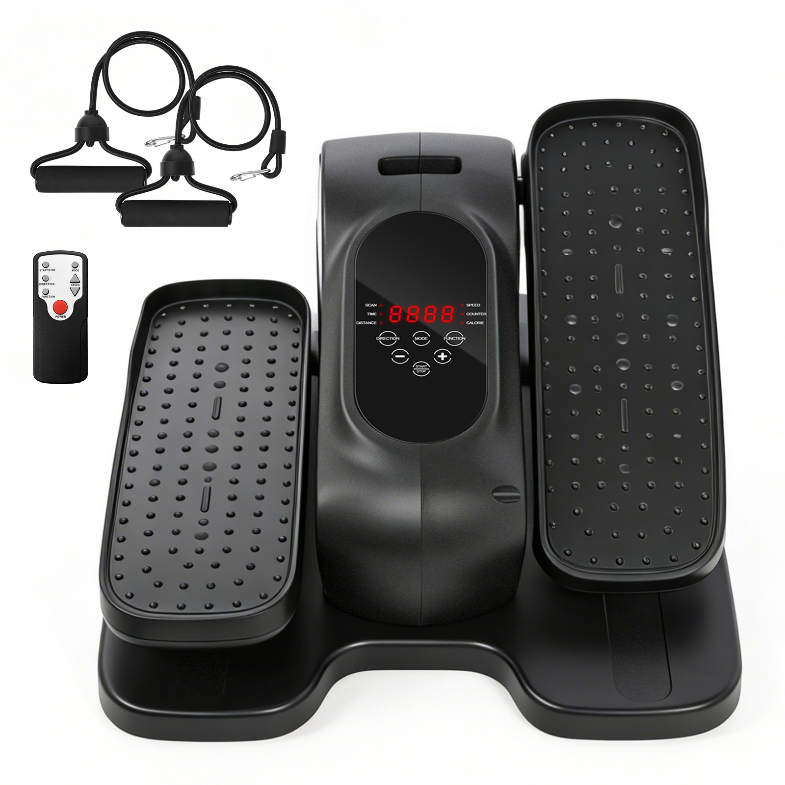 Under Desk Electric Elliptical 12 Speed Remote Control Seated Pedal Exerciser