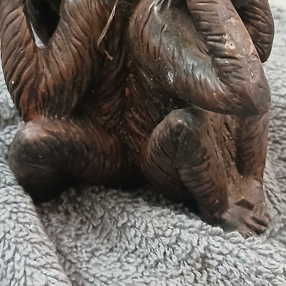 Older Monkey Clock Hear No Evil Speak No Evil See No Evil Read