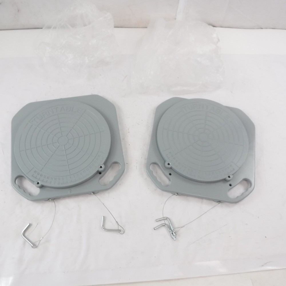 Pair Front End 2 Ton Wheel Car Alignment Tool Turn Plates