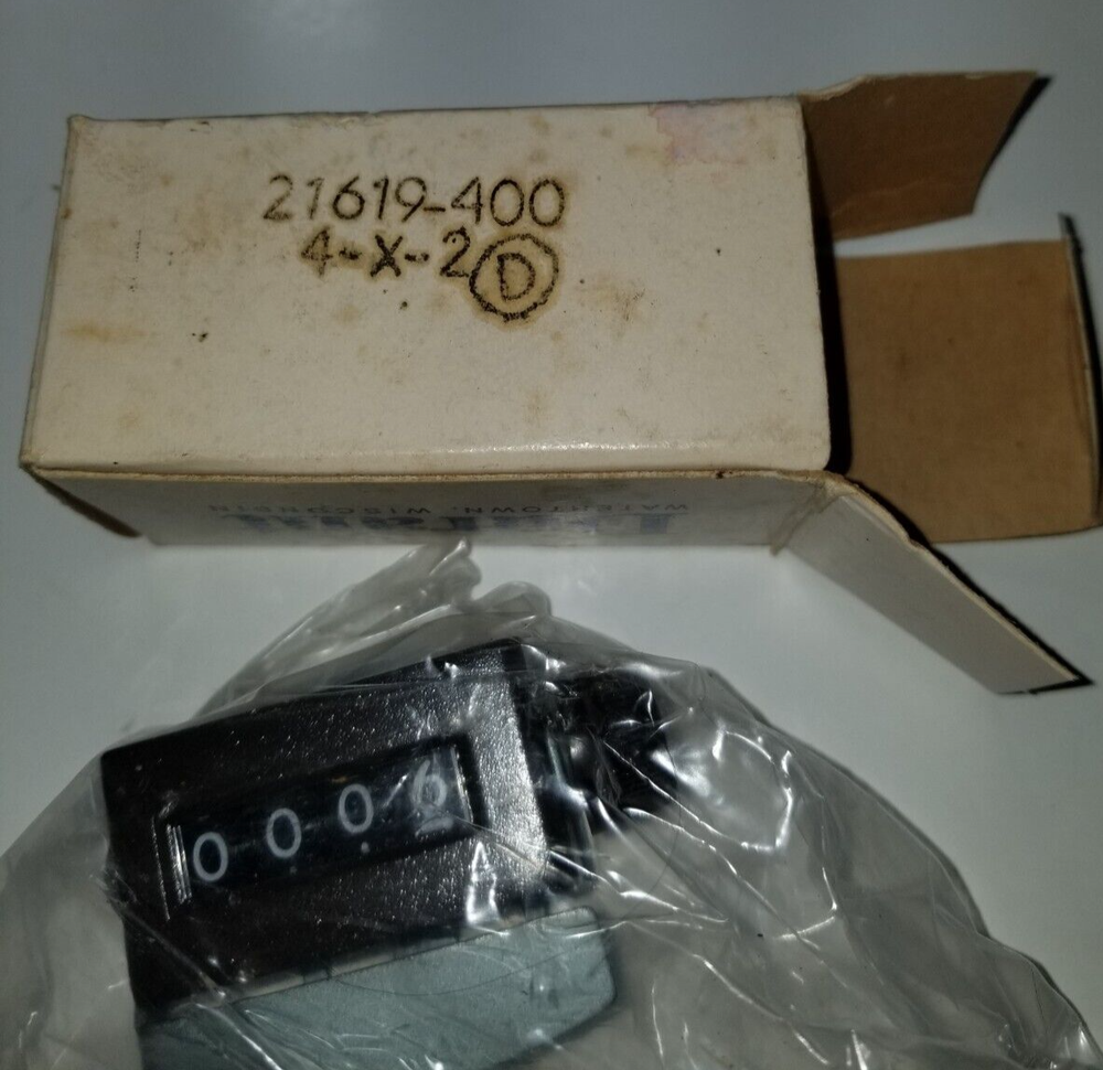 NEW DURANT 4-X-2 ANALOG FOUR DIGIT MECHANICAL TIMER 21619-400