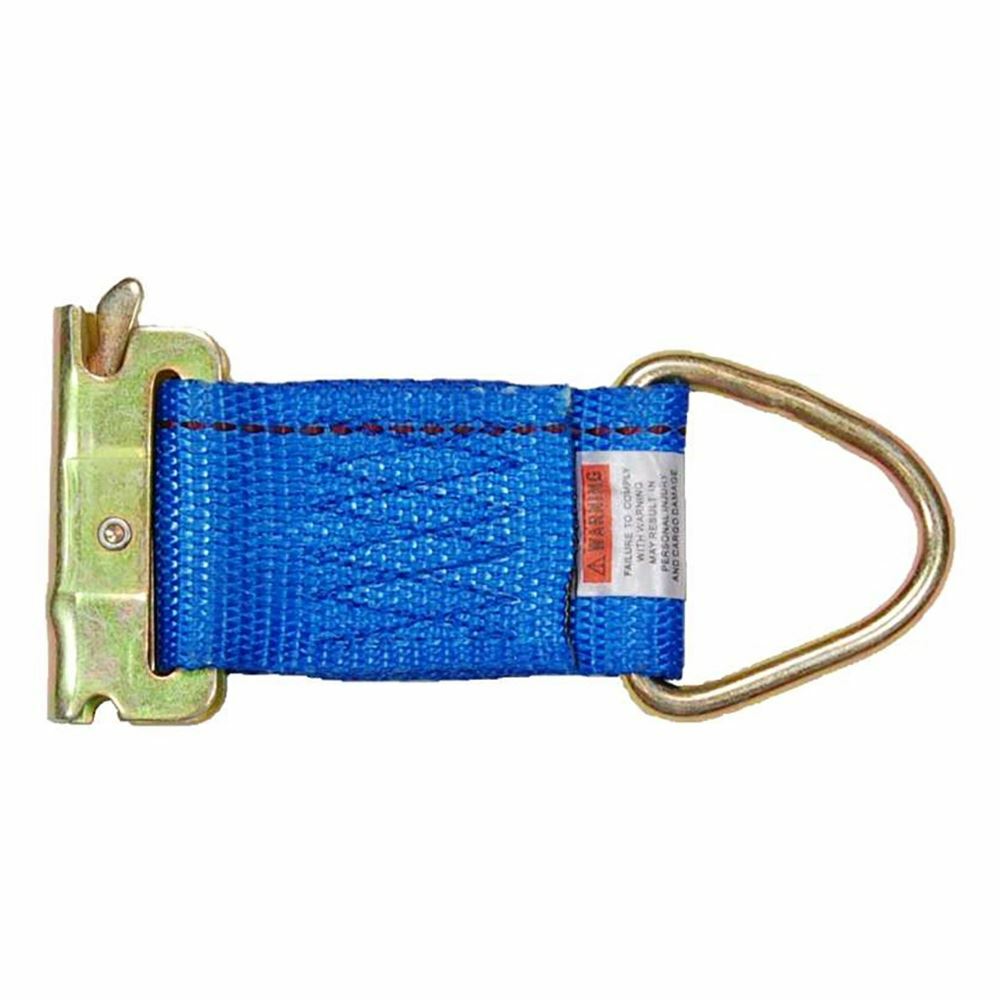 2"x6" E Track Rope Tie Off W/D-Ring & Spring E-Fitting