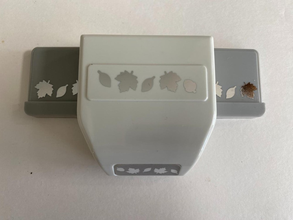EK Leaves Border Paper Punch  Scrapbooking Crafts EUC