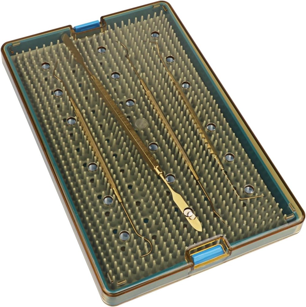 Single Layer Autoclavable Instruments Storage Box Instruments Sterilization Tray