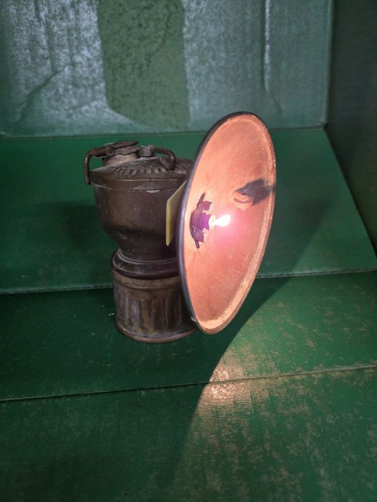 Justrite Carbide Miner's Lamp