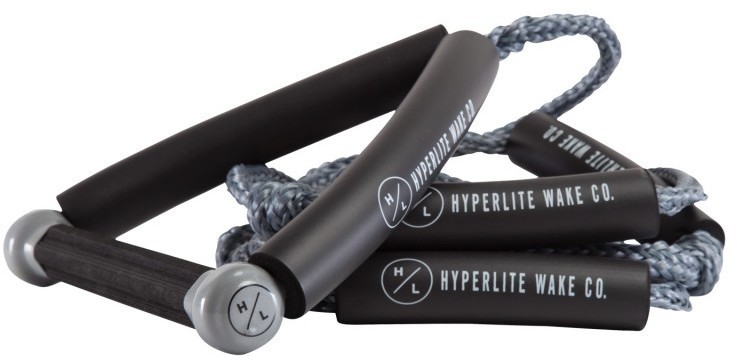 Hyperlite Bungee Surf Rope & Handle - 20ft. Gray