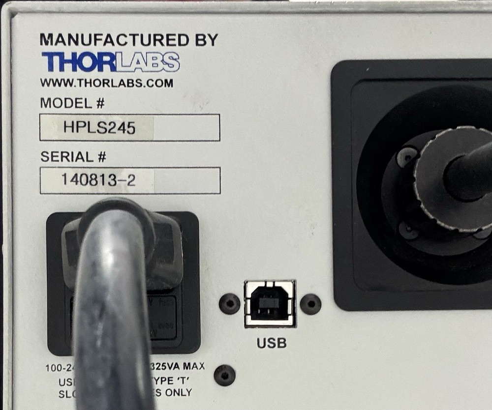 Thorlabs HPLS245 Solid-State Plasma Light Source with Ø6 mm Liquid Light Guide