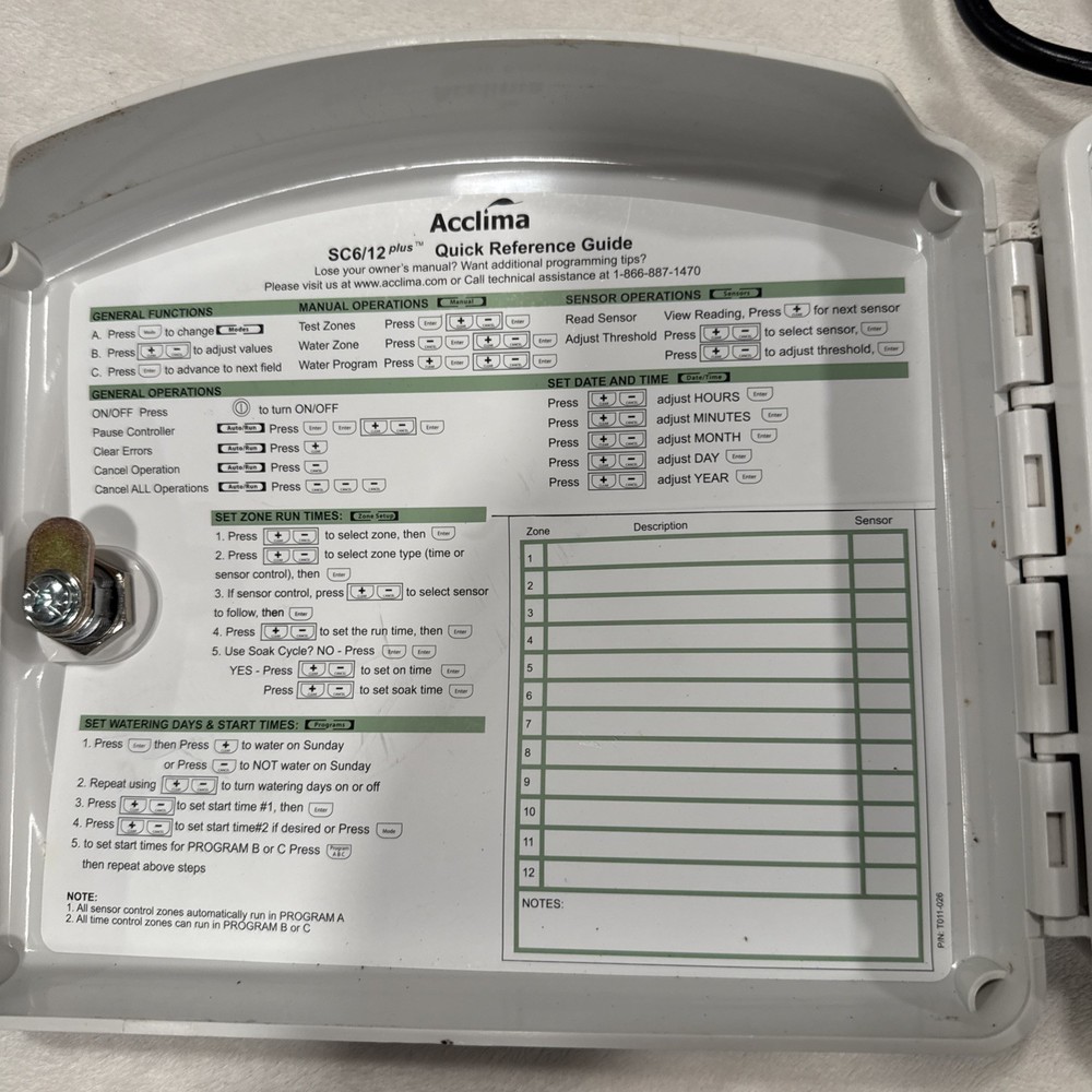 Acclimate Closed Loop Irrigation System S12 Plus 12 Zone Irrigation