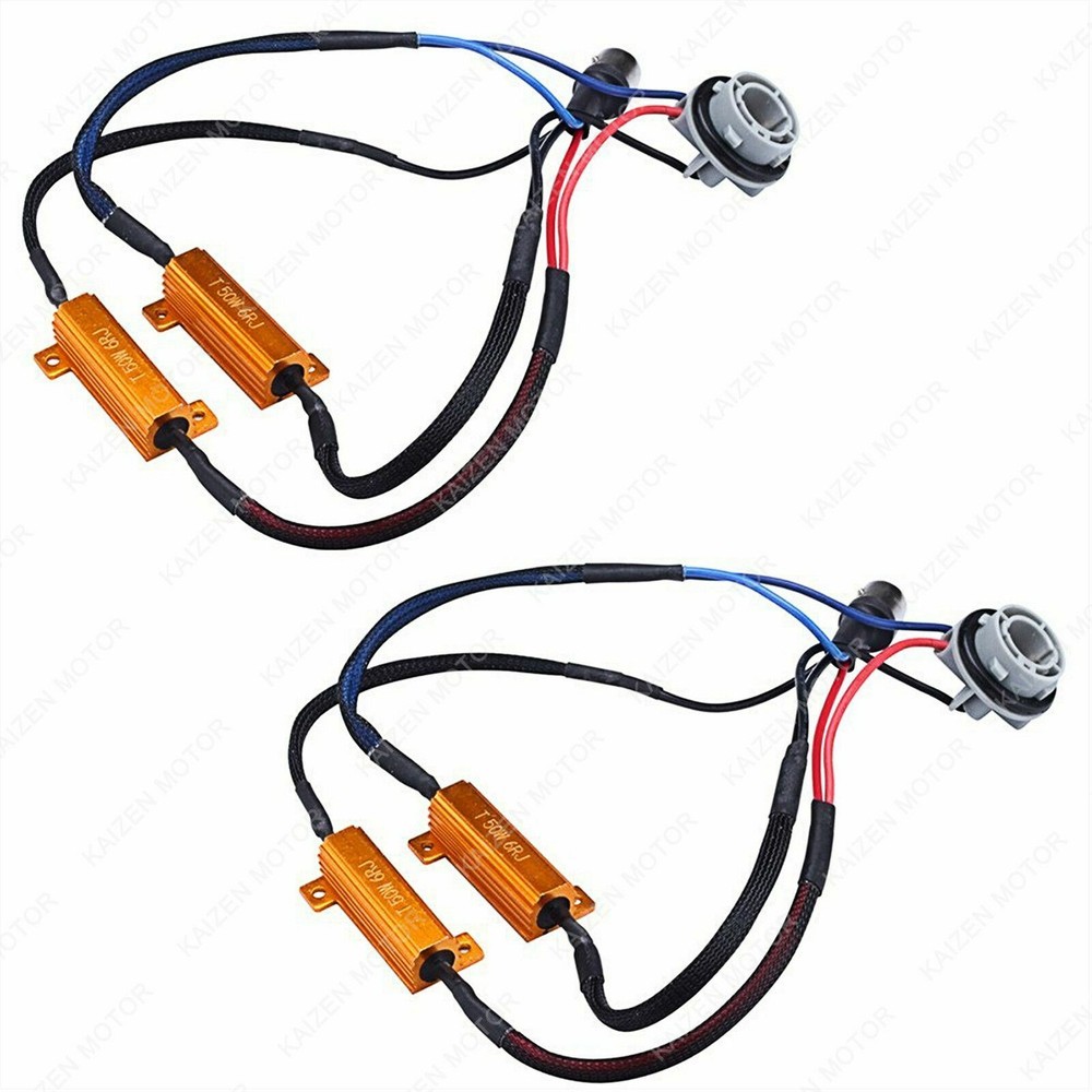 50W 1157 Load Resistor Decoder LED Hyper Flash Error Turn Signal Light Canceller