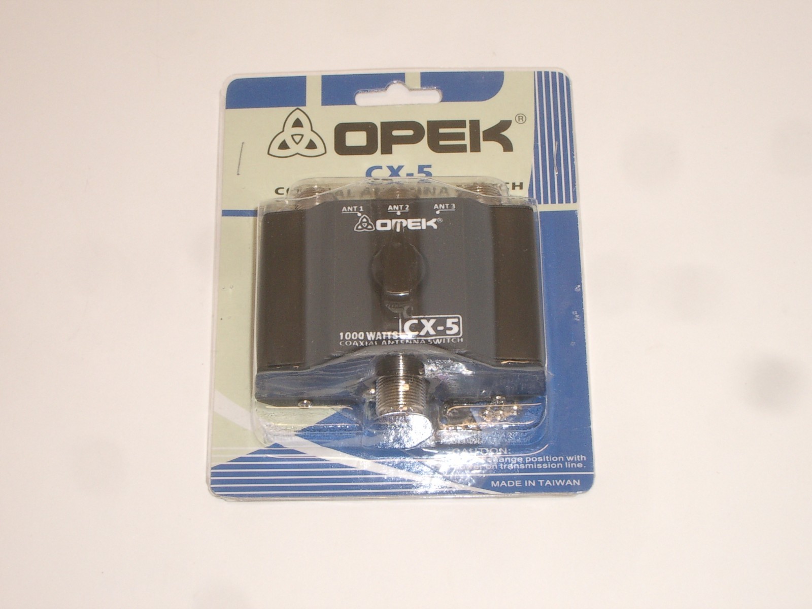 OPEK CX5 3 POSITION CB RADIO ANTENNA COAX COAXIAL SWITCH w/SO239 (ACCEPTS PL259)