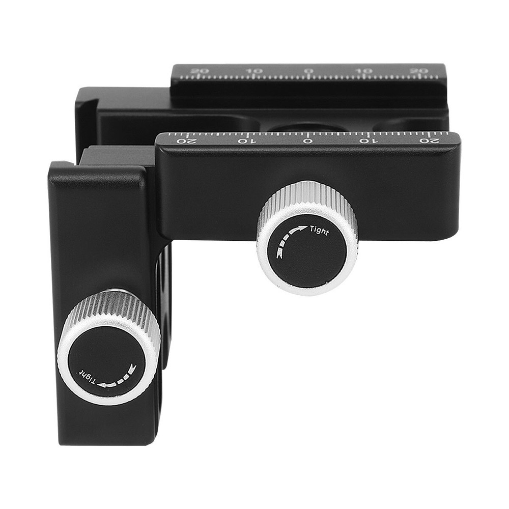 Right Angle Clamp Double Quick Release L Clamp w 1/4 Screw Thread for Arca Plate