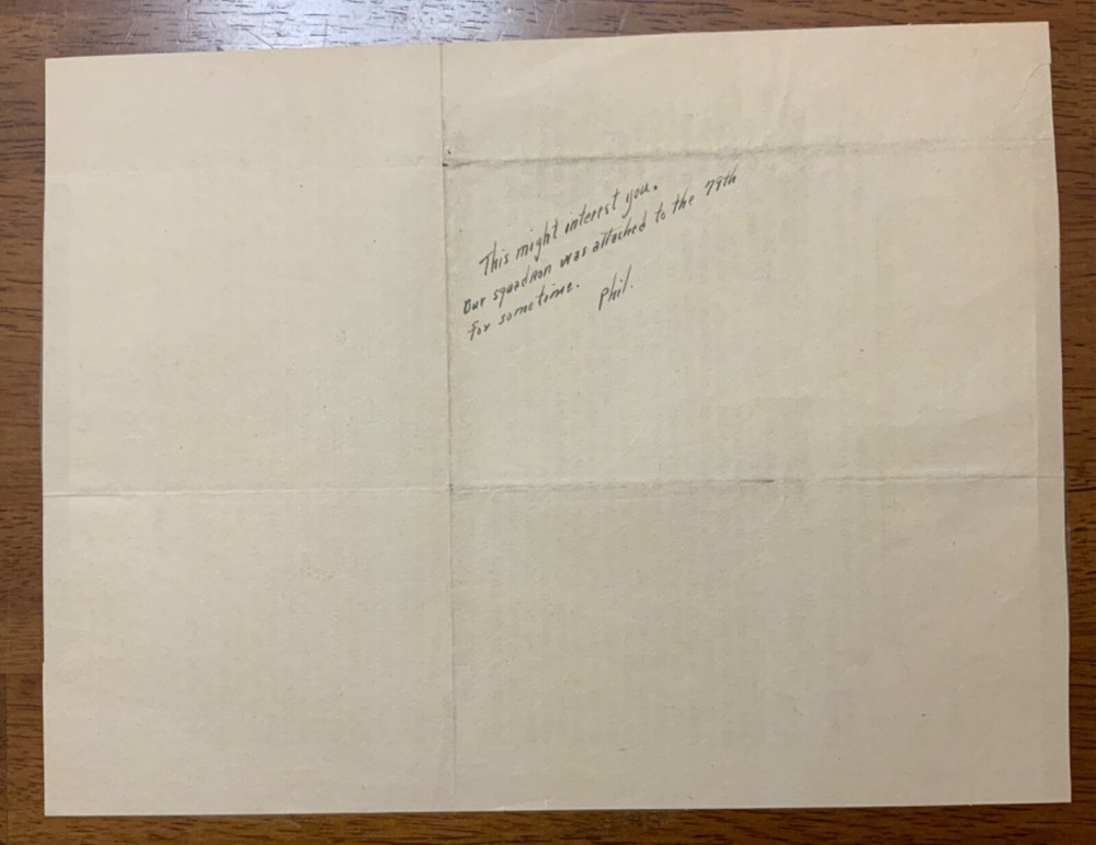 WWII Army Air Force Activation Day Program Commendation Document 324th FG 9th AF