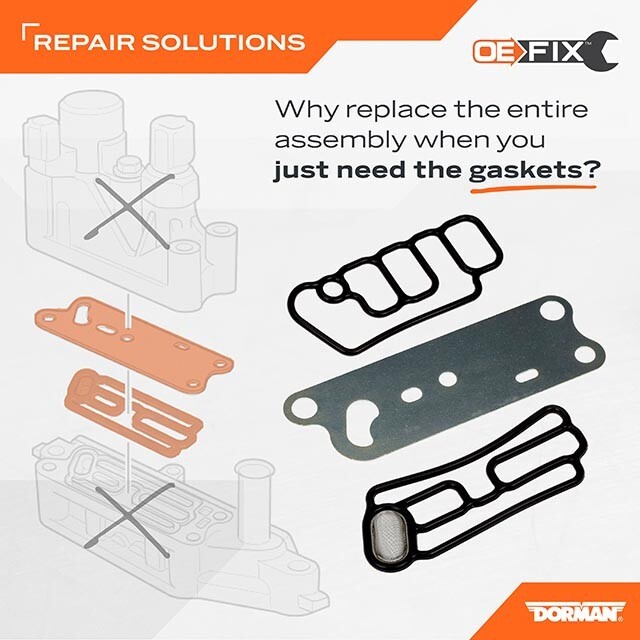Dorman 918-056GS Vtec Solenoid Gasket Filter Kit fits Acura and Honda models
