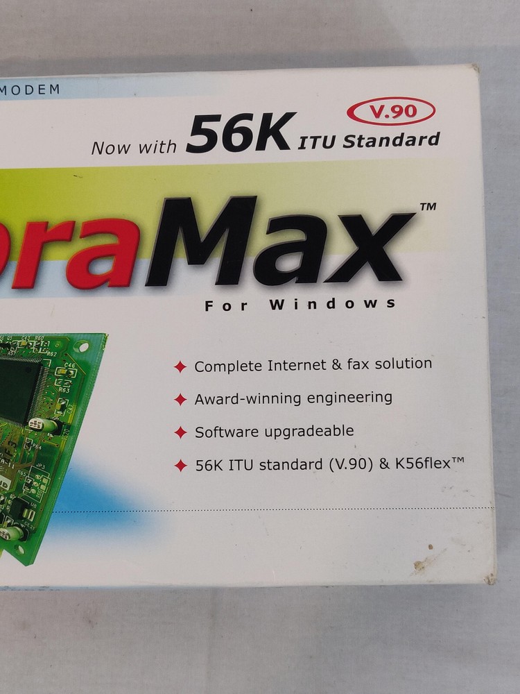Diamond SupraMax Windows Internal Modem w/ Box & Manual