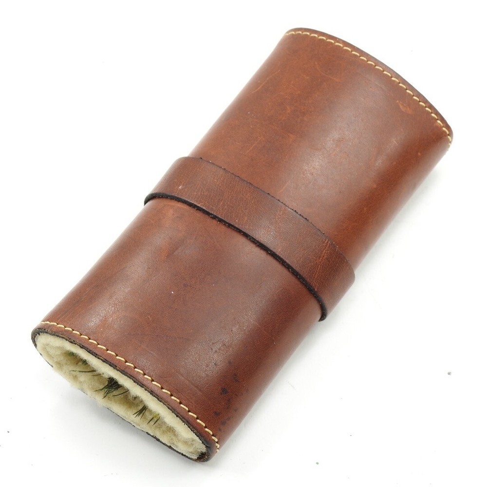 Eddie Bauer Leather Fly Wallet. W/ Flies.