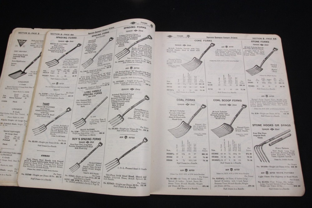VTG Shapleigh's Tool Division Partial Catalog Rough Reference Keen Kutter DE
