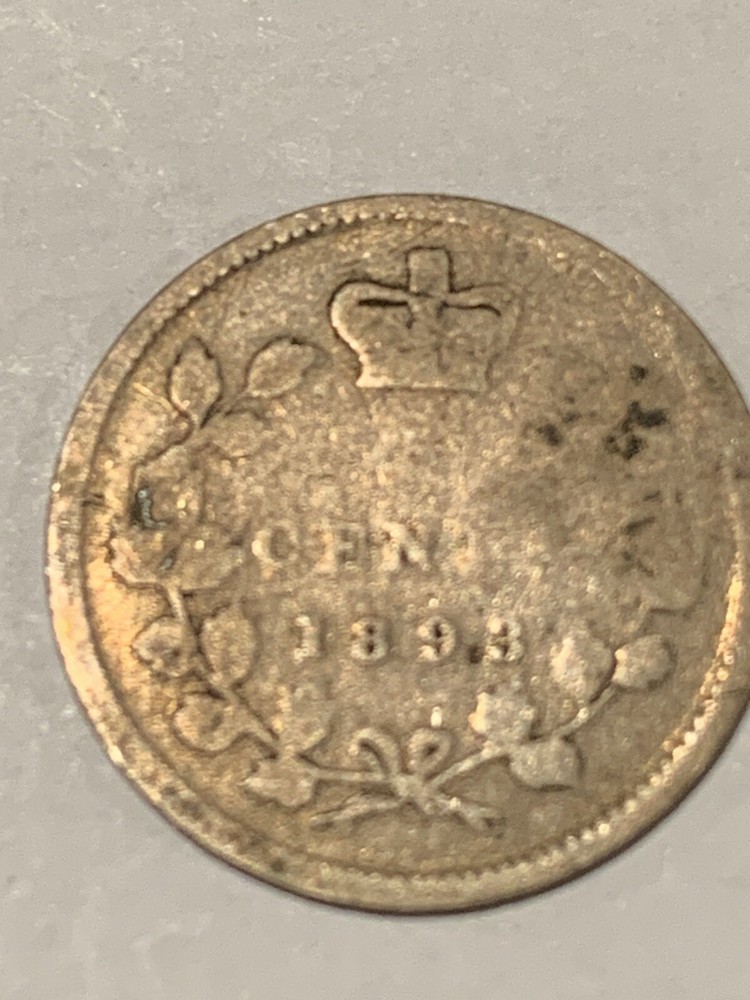 Canada 5 Cents 1893 - Queen Victoria - Silver