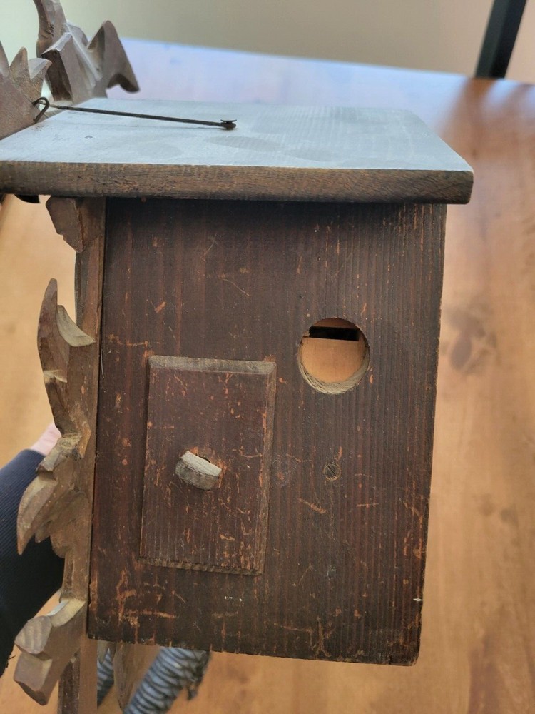 Vintage German Cuckoo Clock Black Forest Bird