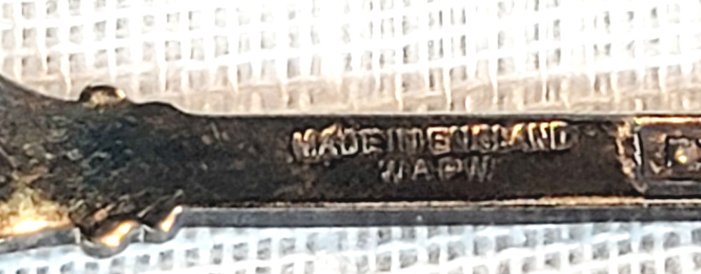 Exquisite EPNS Silverplated Enamel Spoon Cabot Tower St Johns Newfoundland Vtg