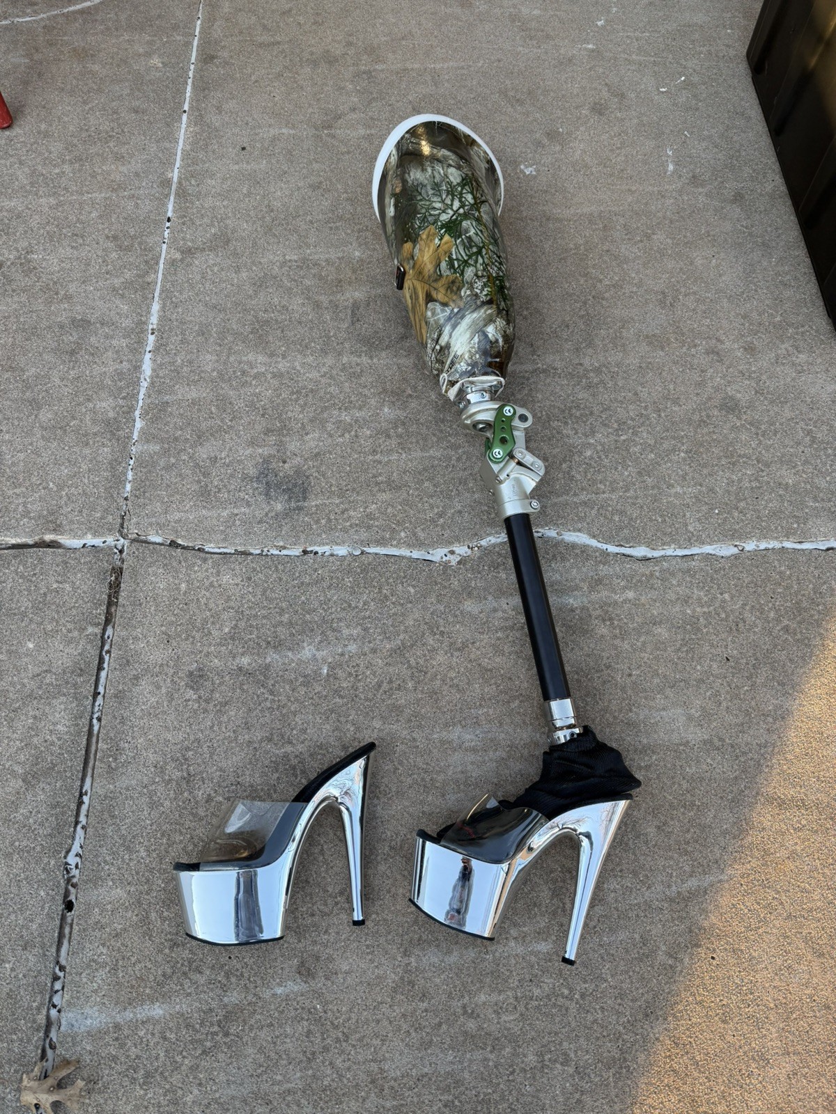 College Park Prosthetic Leg Camouflage Socket REFIT-100-01 TS-50FS Model