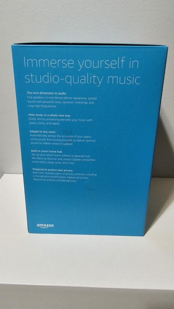 Amazon Echo Studio Smart Speaker - FACTORY SEALED