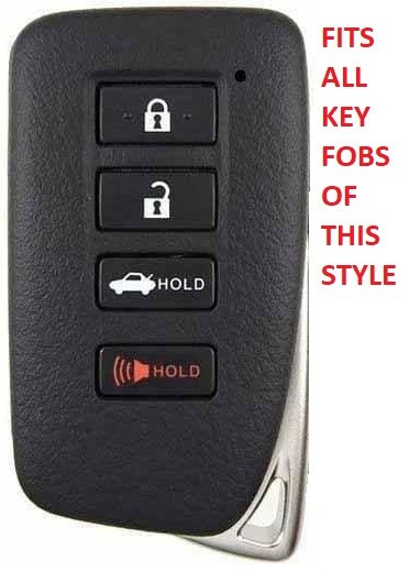 LEXUS F-SPORT LEATHER SMART KEY FOB GLOVES PROTECTOR 2 BLACK/BLUE PT420-00162-F7