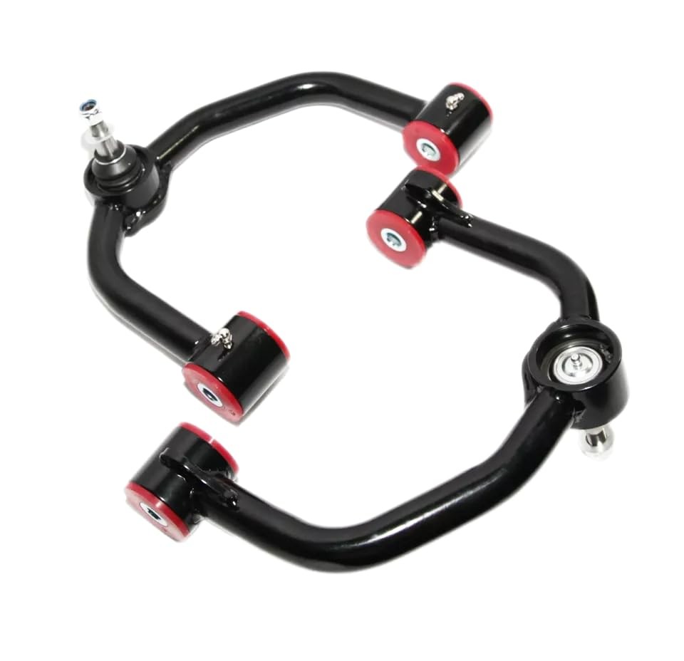 Front Upper Control Arms Compatible with Ford F-150Suspension Kits Tubular Black