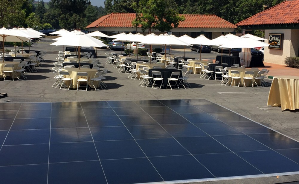 Wedding Dance Party Vinyl Floor Cover Gloss & Matte White & Black Decal Sticker