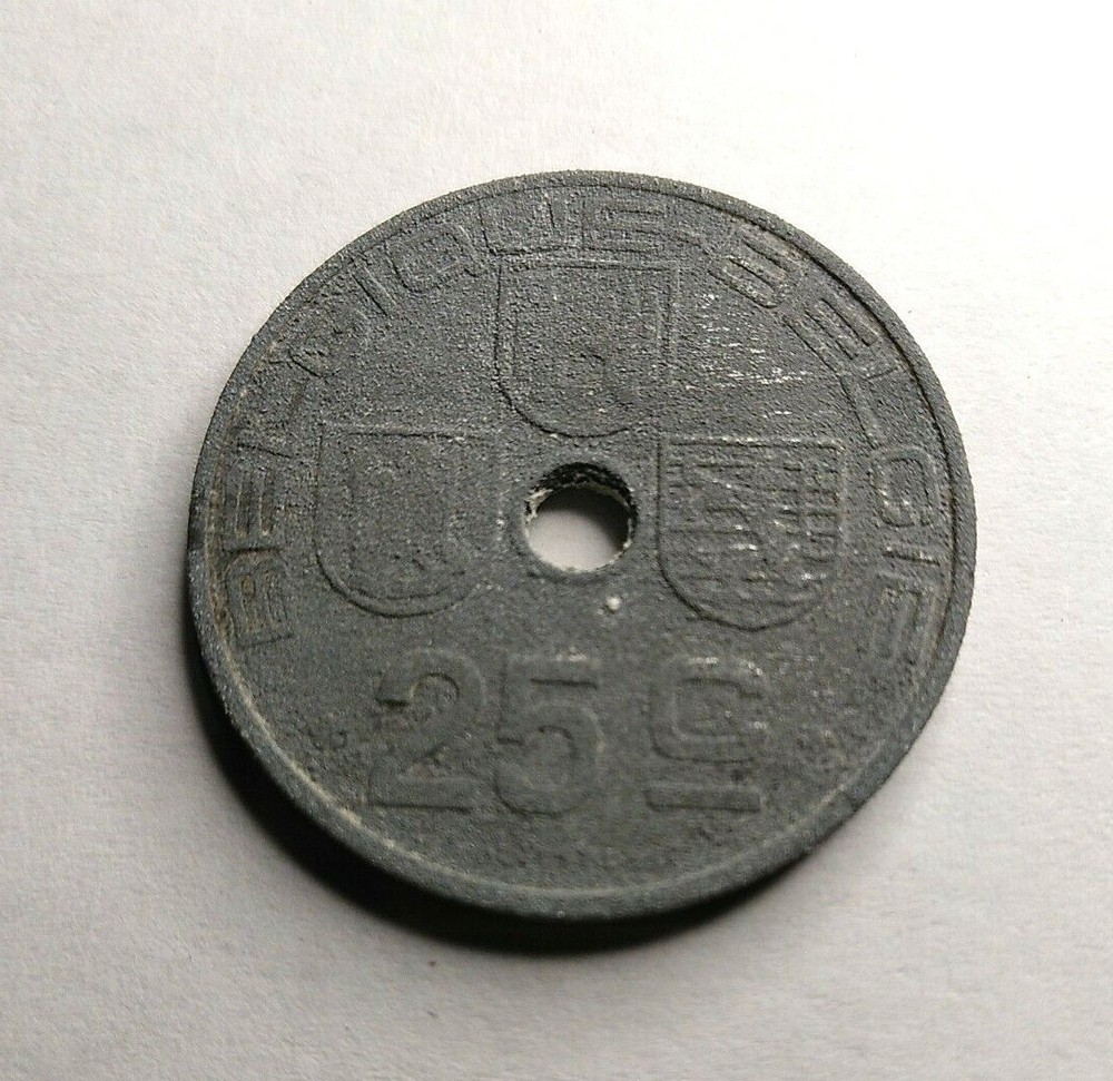 Belgium 25 Centimes 1942