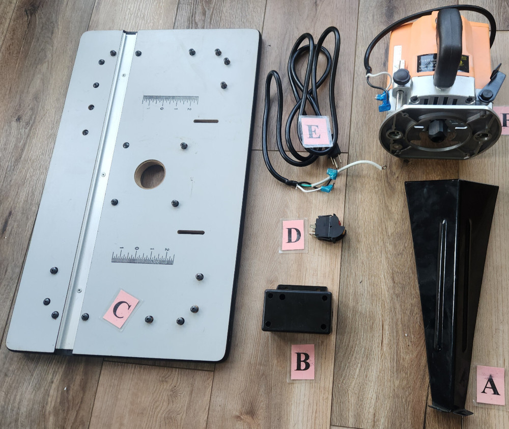 Replacement parts for Chicago Router table (L)
