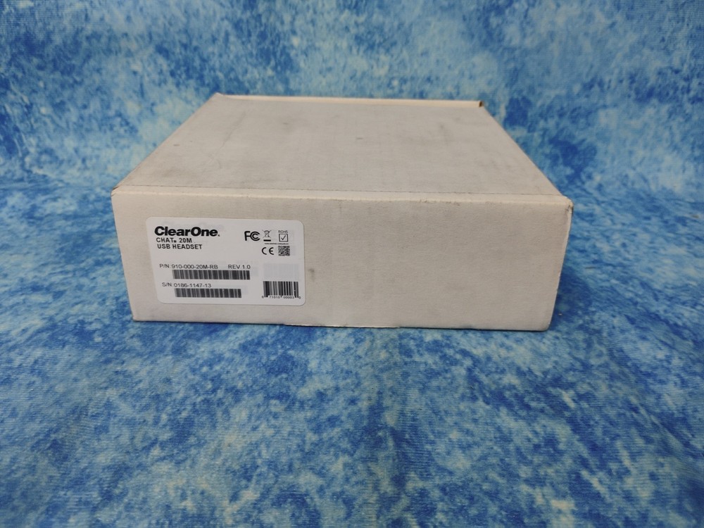 ClearOne Chat 20M USB Headset, 910-000-20M