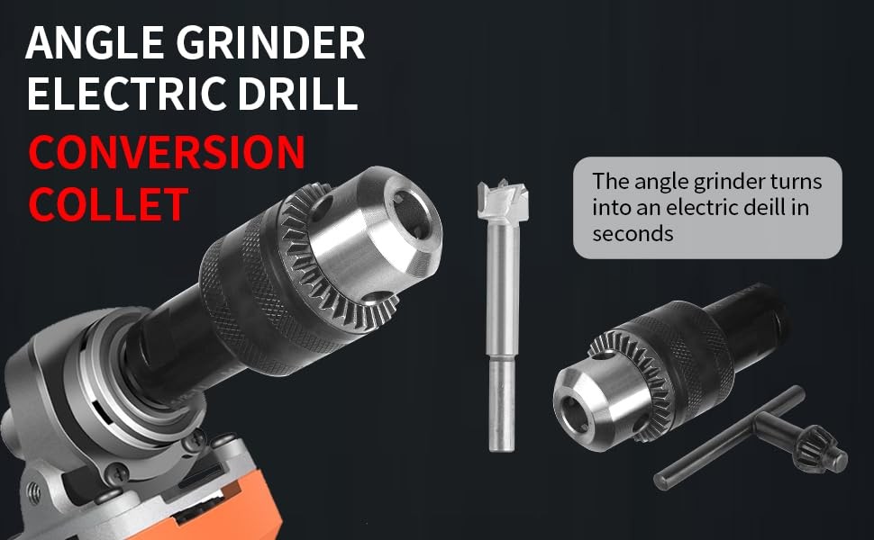 5/8-11 Angle grinding machine special conversion chuck, 1.5-10mm diameter