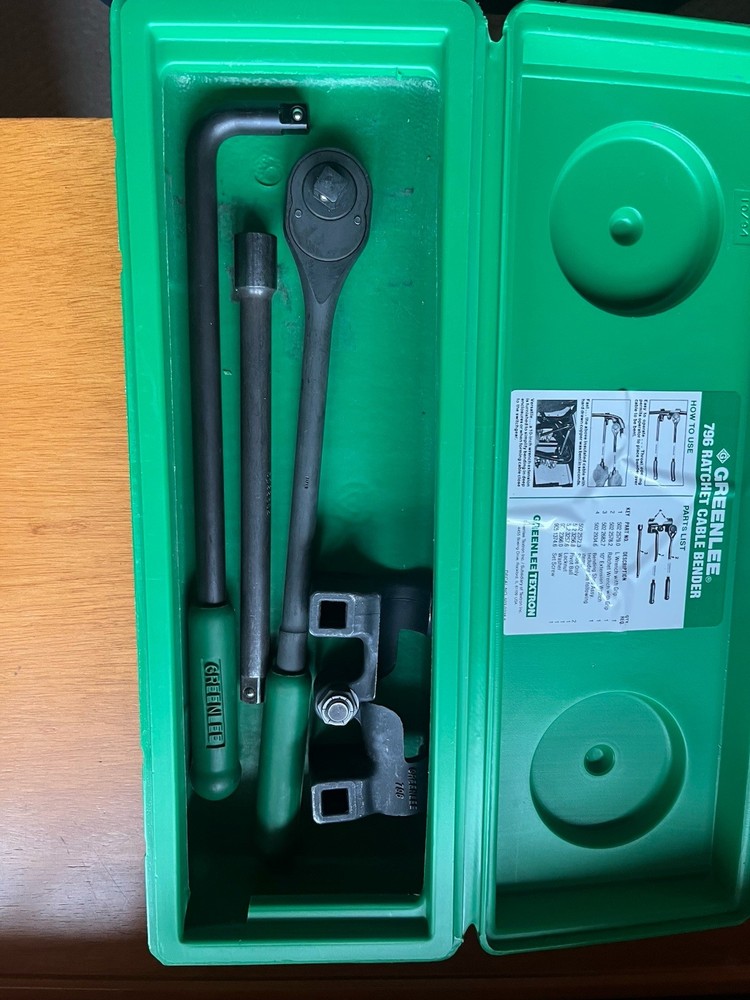 Greenlee 796 Ratchet Cable Bender