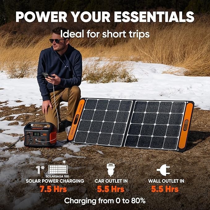 Jackery Refurbished Explorer 500 Portable Power Station,508Wh Battery