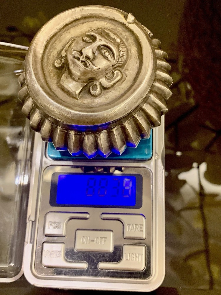 ✅ Antique Indian Solid Silver 3D Box/ Case - RARE VINTAGE ~ 88.3 Grams ✅