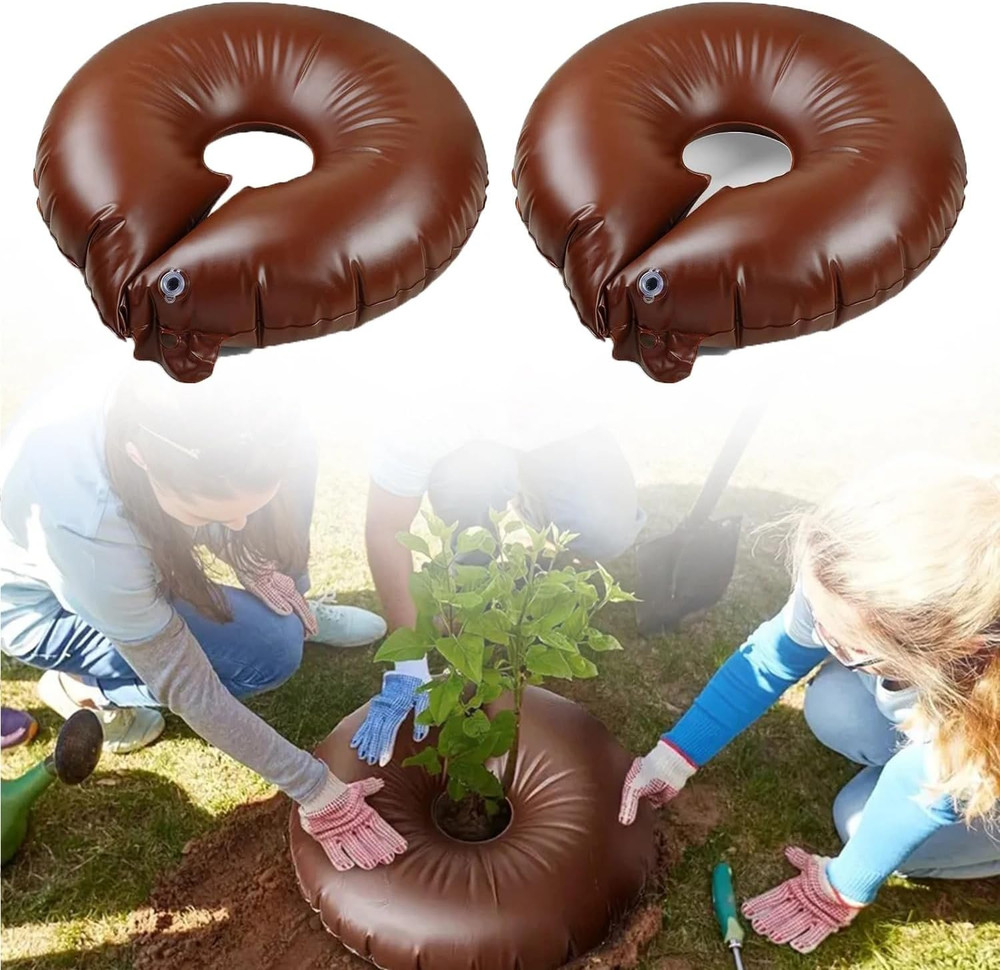 2PACK-15 Gallon Tree Watering Bag/Ring, Deep Root & Low-Profile Slow Release Wat
