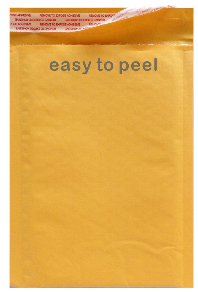 Polycyber500pcs#0 Kraft Bubble Envelopes Mailers 6 X 9