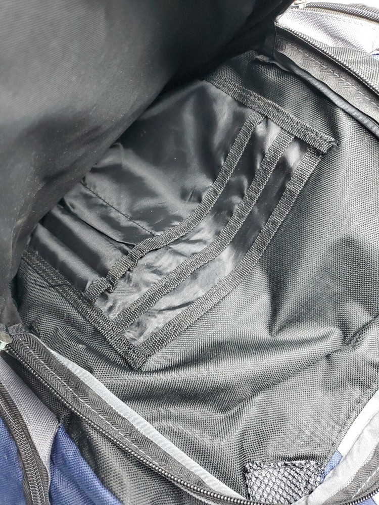 AdventuRidge Backpack Blue Pockets Slots Study School Work Standard Size