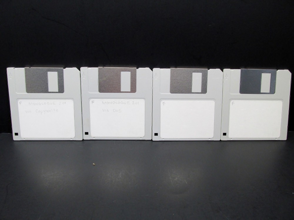 Monologue 2.01, 3.5" Floppy Disks