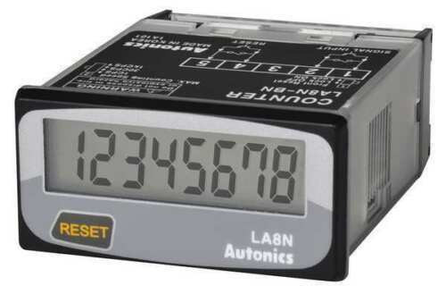 New! AUTONICS Electronic Counter Totalizer, LA8N-BF