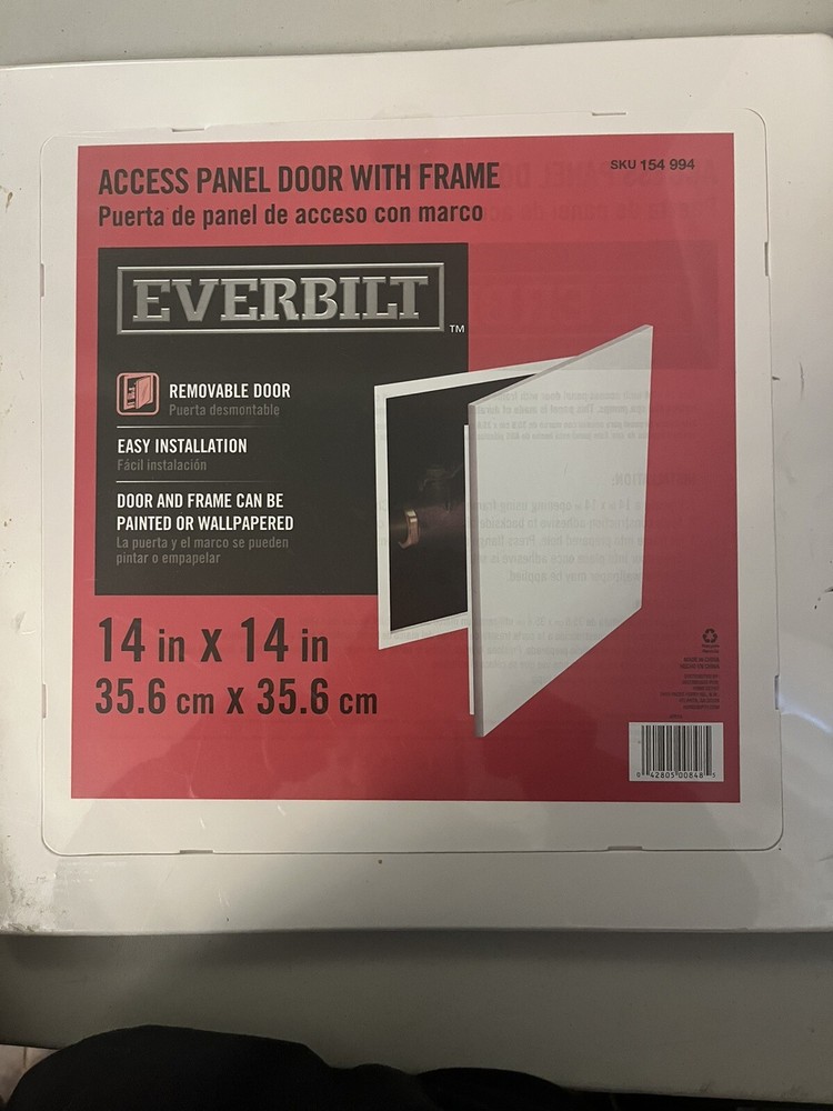 Everbilt access panel door with frame 14 x 14