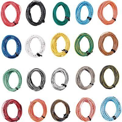 Shindy Colored Wiring - Red/Black - 16-686