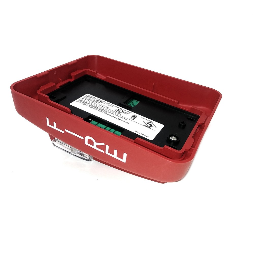 Gentex GES24-30WR Low Profile Evacuation Strobe (Red/30cd)