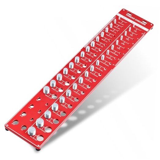 Thread Checker, 34 Nut and Bolt Thread Checker, Bolt Size and Thread Gauge,