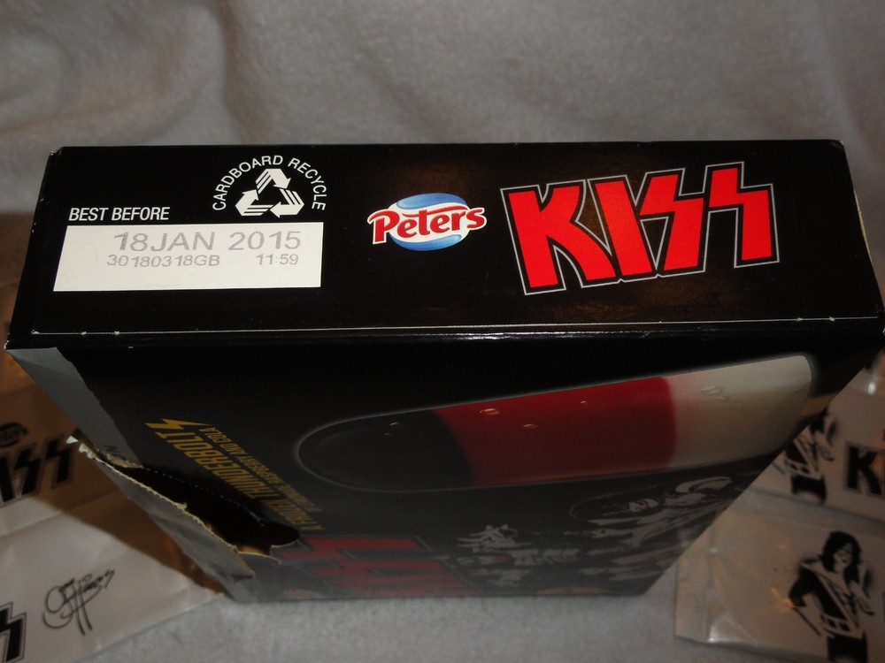 KISS Thunderbolt 40th Anniversary Ice Cream Box & Wrapper LE Australian release