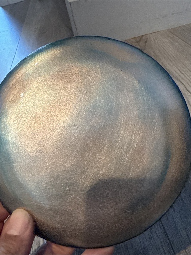 MCM Enamel On Copper Plate Multicolor / Great Design #7