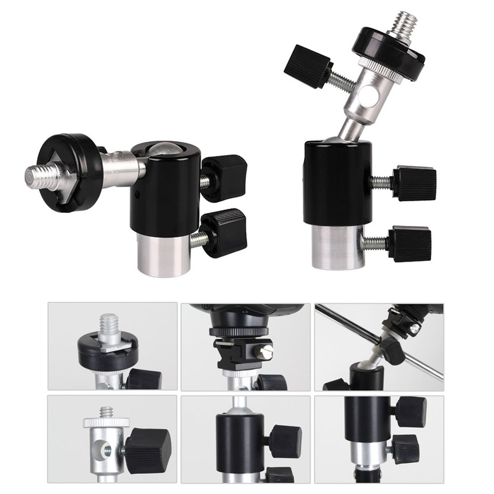D-Shape Swivel Speedlight Bracket for Umbrella Holder Light Stand DSLR Camera