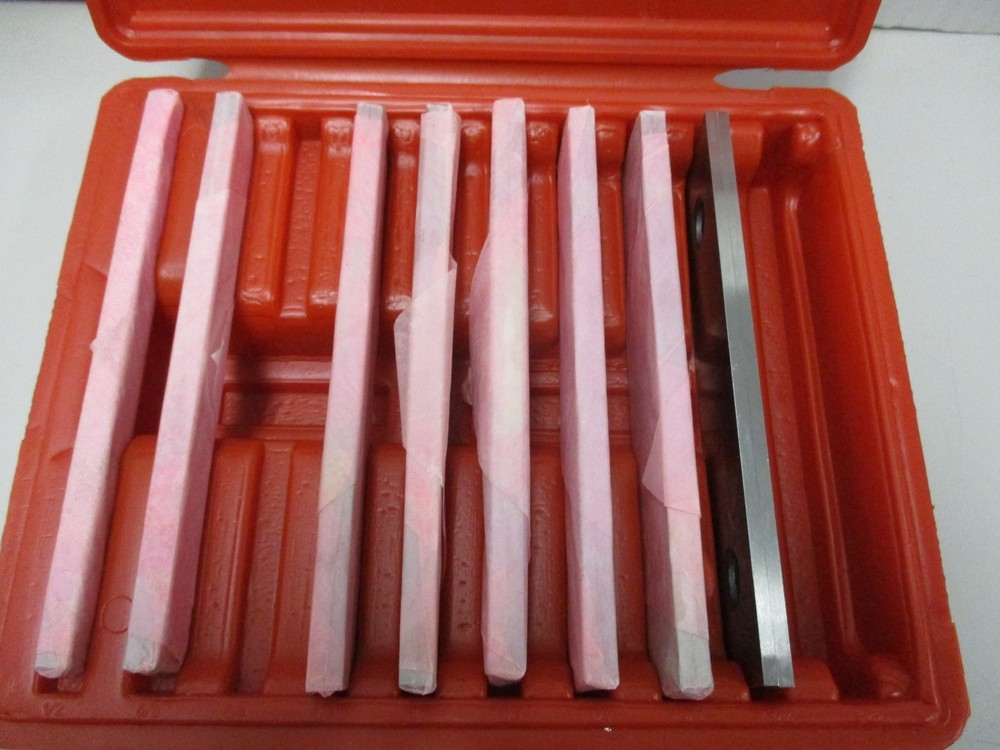 (9) 1/8" Matched Pairs Precision Parallel Sets 1/2" - 1-5/8" Missing 3/4" Set