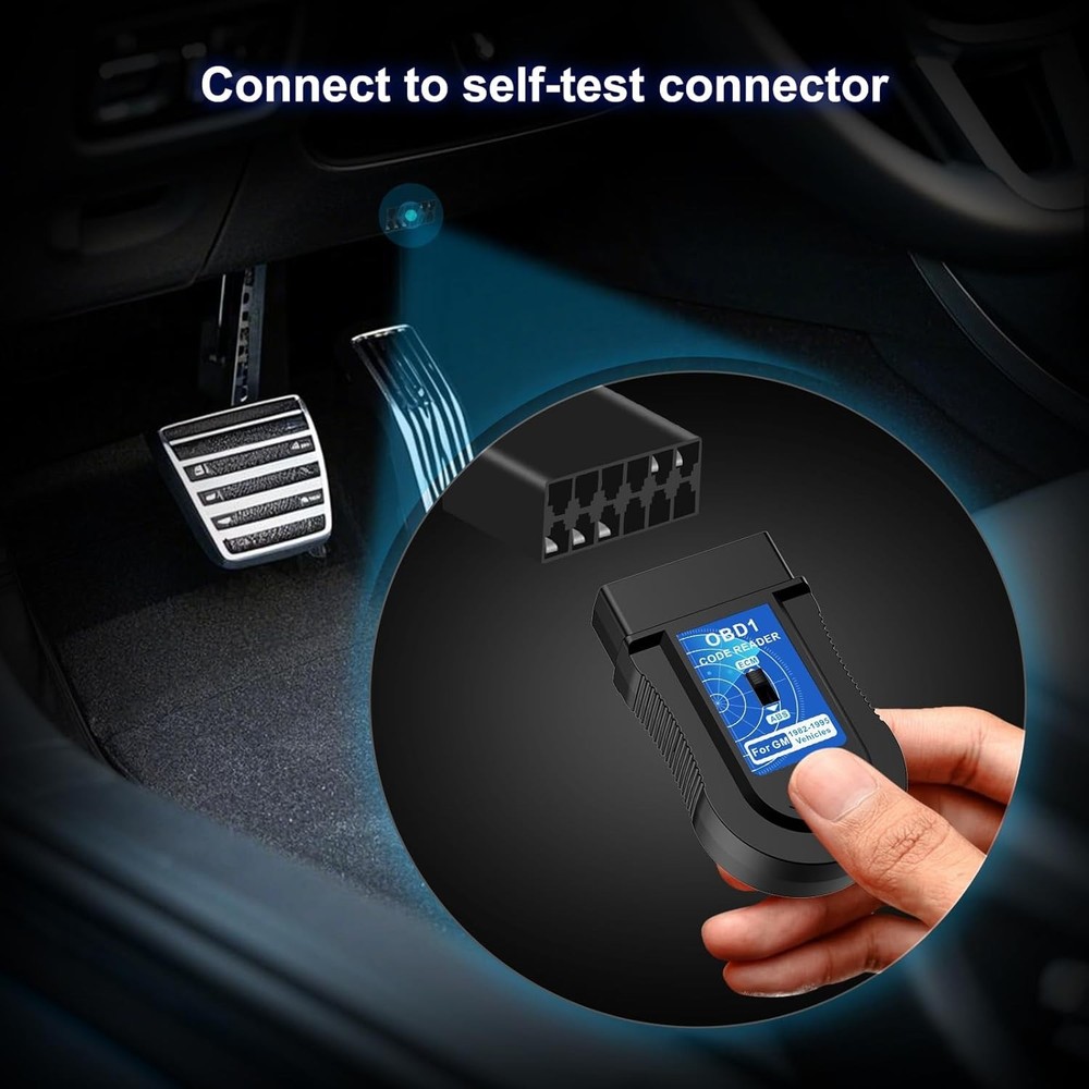 OBD1 Code Reader, Compatible with GM 1982-1995 Vehicles, Easy to Read ECM and AB