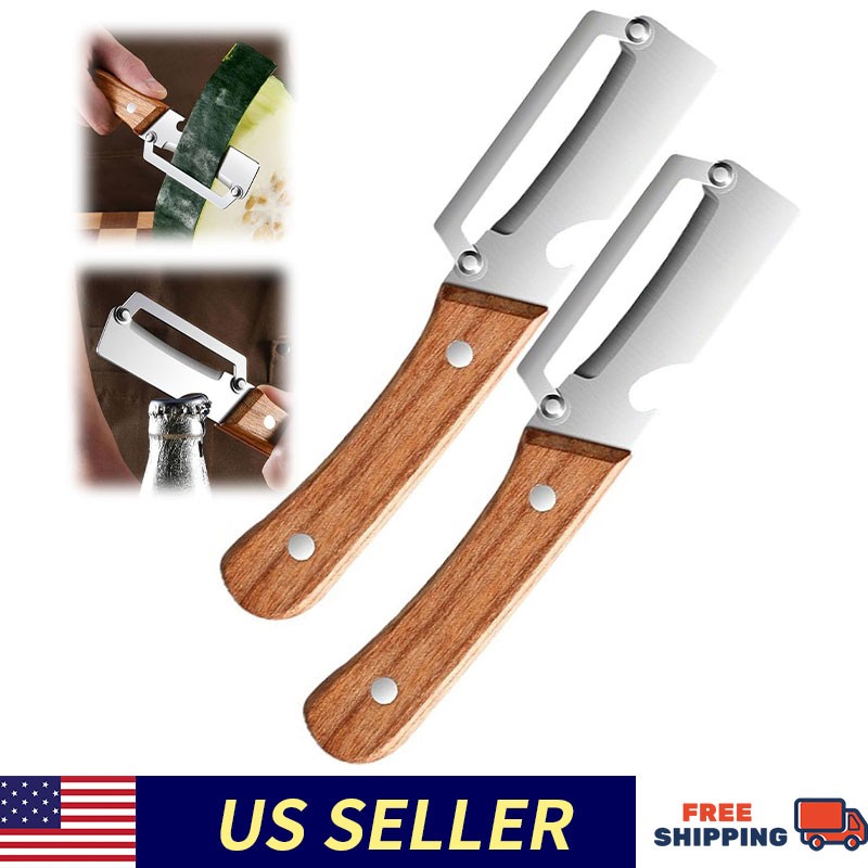 Multi-functional Vegetable Peeler for Kitchen, 2 in 1 Single Blade Peelers Tool